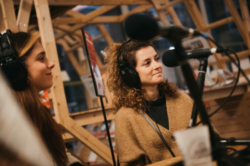 Radio Campus show during the 5th Biennale of le Réseau des maisons de l’architecture
November 2021 © Claudia Mollard